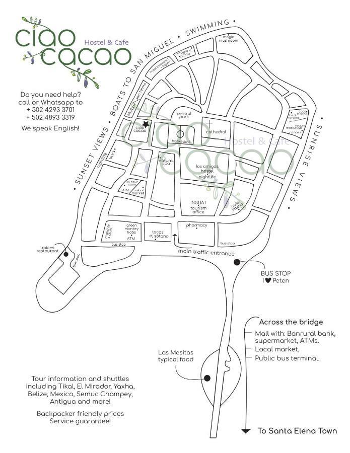Ciao Cacao Hostel & Vegan Cafe Flores Extérieur photo